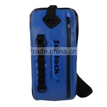 Blue leisure shoulder backpack waterproof