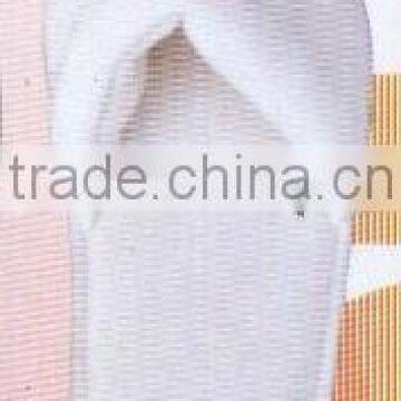 high quality white disposable hotel slipper