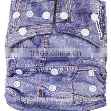 China Manufacturer Reusable Diaper Printed Bamboo Charcoal Diapers for babies