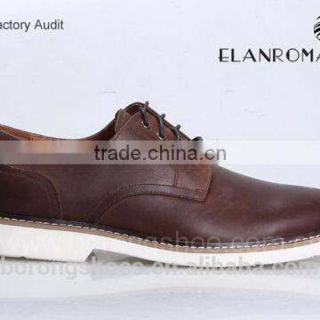 Fashion Flat Genuine Handmade Men Leather Shoes New European Business Casual Shoes Men photo-2