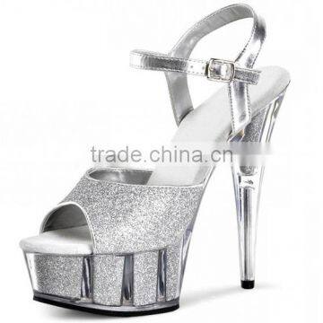15cm Fashion Shoes Pole Dancing Sandals Plus Size Shoe 6 Inch High Heel Pole Dancing Shoe Sexy Crystal Shoes