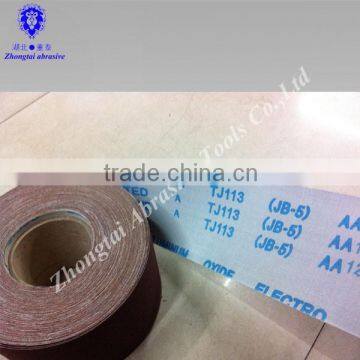 JB-5 hand working emery cloth/sanding cloth/abrasive cloth roll