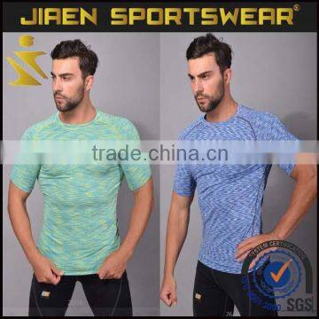 newest design compression shirts indoor or outdoor t shirts mens comperssion shorts