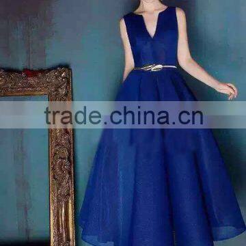 Skirt Decorated With Golden Leaf Buckle Belt Ladies Dress Fine Decorative Elastic Elastic Metal Waist Chain Belt photo-2