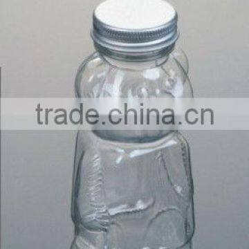 260ml/350g aluminum lids bottle for food,bear honey bottle