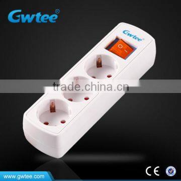 Multi Way European Standard Electrical Power Strip Sockets With Single Switch Quality Choice photo-5