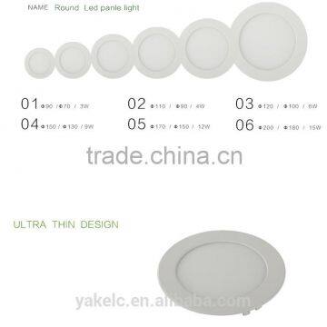 BIG PROMOTION!!! 2015 Hot Sale Round LED Panel Light 3w/4w/6w/9w/12w/15w/18w/24w Quality Choice photo-2