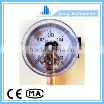 Electric contact water pressure gauge