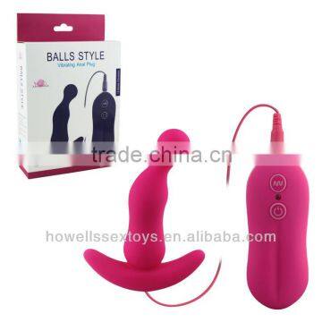 sex toys vibrating butt plug Balls Style Vibrating Anal Plug for men and women
