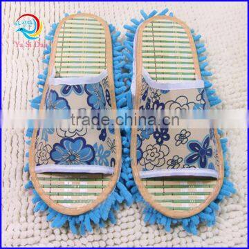 New design chenille cleaning slippers