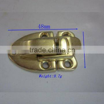 New Design Toggle Metal Hasp Lock Gold Tone for Wooden Box photo-3