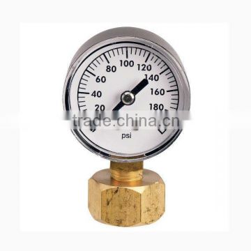 Exact High Quality Water Test Pressure Gauges bottom connection