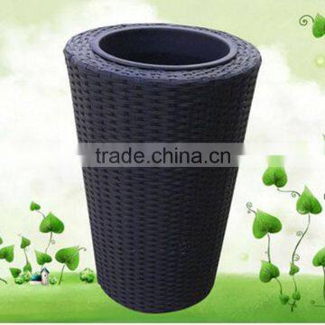 Balcony Rattan Furniture Small Plastic Flower Pot