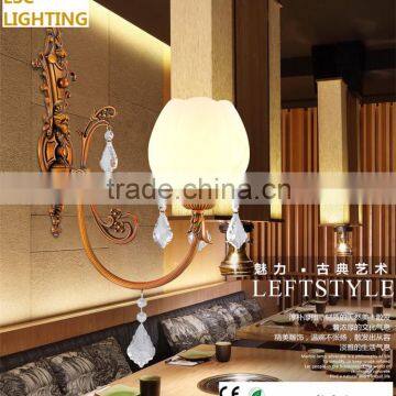 lighting with brass and marble