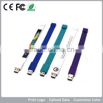 Silicon Wristband Flash drive usb 16MB ~64GB