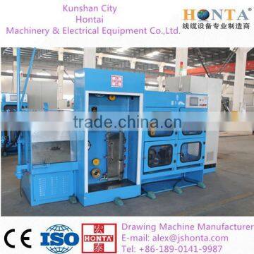 24DTS Copper Fine Wire Drawing Machine with Online Annealer + Auto Double Spooler