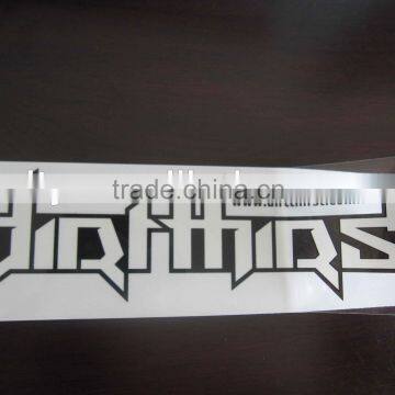 long logo the static transparent stickers (M-A326)