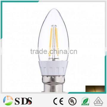 LED Candle bulb LED Candle Light B22 3.5W Warm White LED Filament Bulb