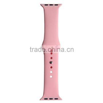 Soft Silicone Replacement Sport Band for Apple Watch, For Apple Watch Rubber Wrist Watch Strap photo-4