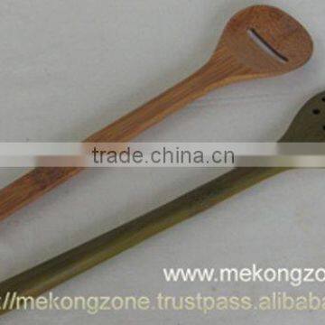 coiled bamboo spoon