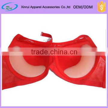 Breast enhancement silicone swimwear bra inserts