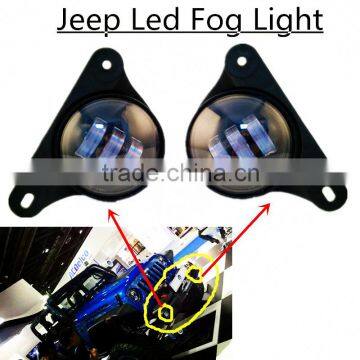 2Pcs 4 Inch Front Bumper LED Fog Light For JEE-P Wrangle-r Unlimited JK Dodge Chrysler Magnum 12V 24V Car Driving Fog Lamp photo-6