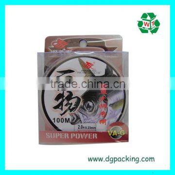 small hard fishing line& fishing lure&fishing feed packaging box