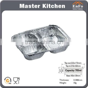 705ml Aluminum Foil Trays /Aluminium Foil Container/BBQ food tray