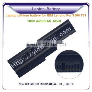 4400mAh 6 cell 10.8V Laptop battery original for IBM Lenovo SL400 R60 T500 T61