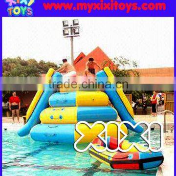 Aqua inflatable floating island tower