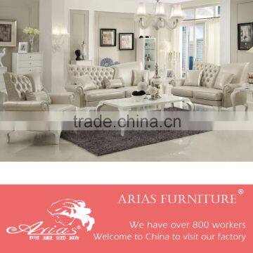high quality 543#post modern leather sofa set furniture