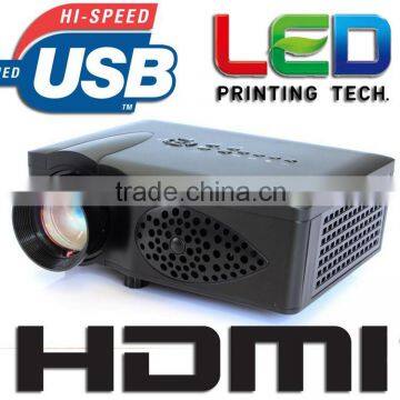 Mini Projectors LCD LED Pico Portable Proyector with VGA HDMI For Video Games TV Movie Home Theater Beamer Multimedia