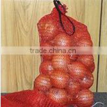 China Alibaba supplier wholesale 55x85cm tubular leno mesh bag for potatoes and onions packing