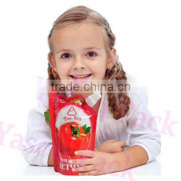 Yason juice standing spout pouch ketchup doypack juicy spout package