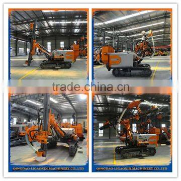 Hole depth is up to 30 m hydraulic crawler drilling rig.