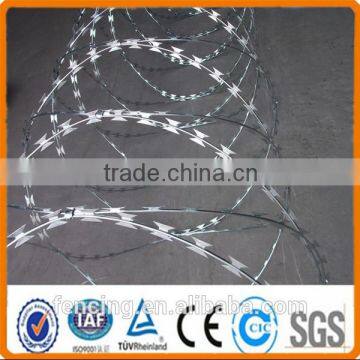 Crossed Sharp Plastic Razor Barbed Wire /