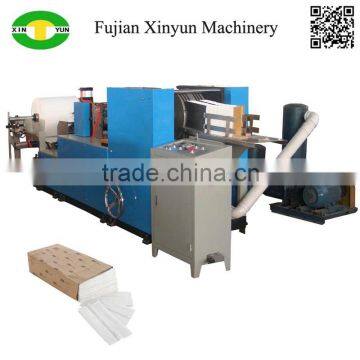 Fully automatic counting C folded hand towel paper interfolded machine