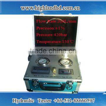 Piston type pump pressure gauge calibration machine