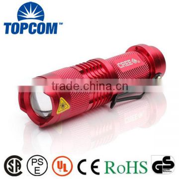 Promotional 300LM LED Light 3W Small Pocket Torch Light