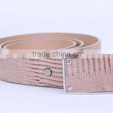 Promotional fashion leather belts men