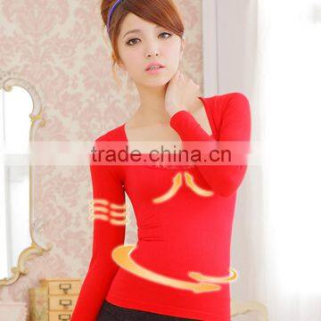 Women's Lace Embroidered Long Sleeve Inner Wear Thermal Underwear