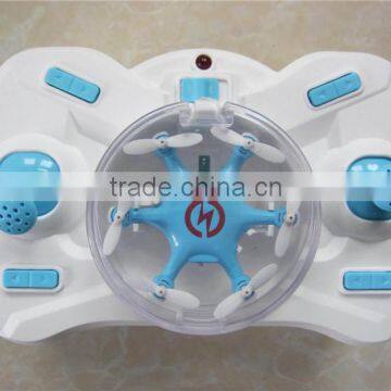 2016 Newest Green / Blue 2.4GHz 360 Degree Rotation Mini rc Hexacopter Hovering Nano Hexa Drone Toys for Kids photo-2
