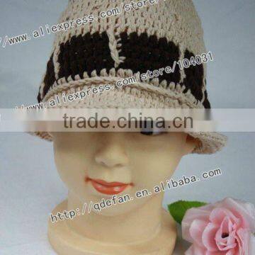 100% cotton knit sun hat pattern boy style ,2012 sunny hat,newborn crochet hats