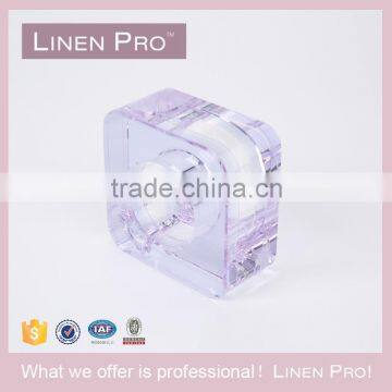 LinenPro Elegant Wedding Napkin Ring Square Purple Crystal Diamond Napkin Ring