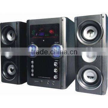 2.1 subwoofer speakers, 2.1 subwoofer speaker with karaoke player (YX-398)