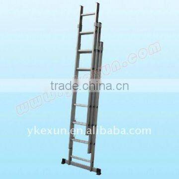 extension aluminium ladder 3x7 steps