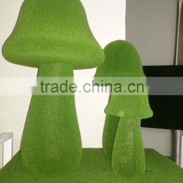 Natural look artificial moss mushroom topiary mushroom for indoor and outdoor decor