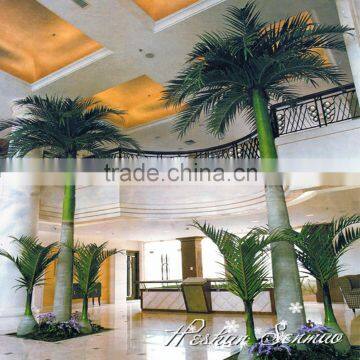 factory customize Artificial outdoor coconut palm tree plastic tall tree with high simulation