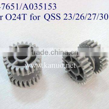 A047651/A035153 Gear O24T(dicephalous) for Noritsu QSS 19/22/23/26/27/30/33/35