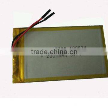 3.7V 2000mAh Lipo Battery